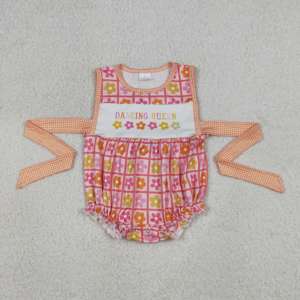 Combinaison courte à manches courtes pour bébé, imprimé gant de baseball, vente en gros, ensemble pyjama enfant SR4030 RTS - Product Image 3