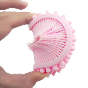 Cepillo de silicona para el cuerpo con dispensador de gel de ducha, mango largo, portátil, suave, para masaje en el baño - Product Image 5