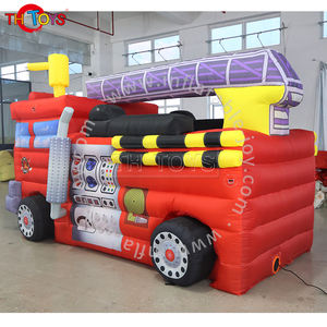 Disfraz <span class=keywords><strong>de</strong></span> Camión <span class=keywords><strong>de</strong></span> <span class=keywords><strong>Bomberos</strong></span> Inflable <span class=keywords><strong>Gigante</strong></span> con Material Oxford - Product Image 4