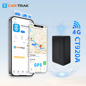 CARTRAK Mini GPS Tracker Long-Lasting Magnetic Tracking <strong>Wireless</strong> Rechargeable WiFi Android App Dashboard Waterproof Car - Product Image 1