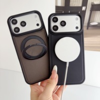 Coque de téléphone portable antichoc en fibre de carbone magnétique 7 couleurs style professionnel pour 17 Pro Max - Vente en gros