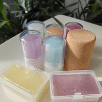 Bâton d'antisudorifique en bâton d'alun transparent de marque privée pour hommes et femmes Étiquette personnalisée et emballage