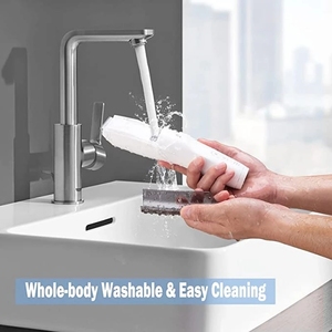 Electric Body Hair Trimmer for Men with Vacuum Replaceable Ceramic Blade <b>Heads</b> Groin Hair Trimmer for Skin Safety Male <b>Razor</b> - Product Image 5