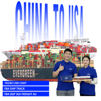 Transitaires de fret maritime LCL FCL de Chine vers l'Australie pour vêtements, chaussures, sacs, marchandises de détail, DDP DDU, agent de transport porte-à-porte, douane