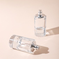 Özel yeni tasarım 30ml kalın alt cam parfüm şişesi boş yuvarlak sprey parfüm parfüm Parfum şişeleri altın top kapaklı