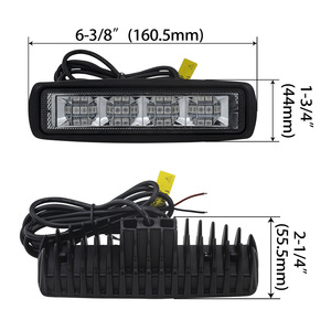 Bande lumineuse LED 6 3/8 pouces 160,5 mm avec télécommande, éclairage tout-terrain à intensité variable - Product Image 4