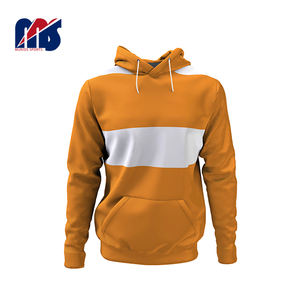 OEM Muestra gratis Hombres Sudadera con capucha Conjunto Sudadera 50 Algodón 50 Poliéster Manga larga Impreso Oversize Pullover Hoodies Venta al por mayor Negro - Product Image 3
