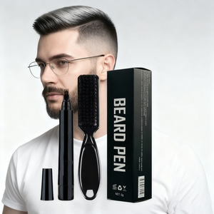 <span class=keywords><strong>Kit</strong></span> de Cepillo y Lápiz para <span class=keywords><strong>Barba</strong></span> Orgánico Herbal de Marca Privada con Fijación Fuerte para Colorear, Dar Forma y Rellenar (OEM) - Product Image 5