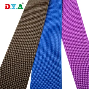 Custom 7cm wide colored heavy duty polyester woven elastic webbing band for skirt dress waistband/shoes