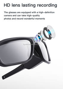 Lunettes <span class=keywords><strong>Enregistreur</strong></span> Vidéo 4K Mini Caméra Lunettes de Soleil Polarisées UV400 avec Écouteurs pour Sports de Plein Air - Product Image 3
