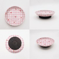 Support magnétique rose imprimé mignon de 4 pouces avec aimant puissant pour bureau, organisateur de couture, fournitures esthétiques de quilting, faible MOQ