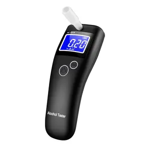 Factory price professional LCD digital display alcohol tester breathalyzer