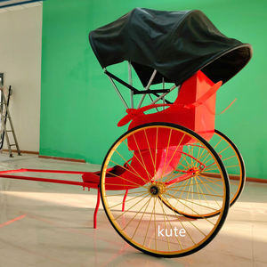 Véhicule de transport d'occasion à bas prix pour exportateurs, 2 places, type pédicab, rickshaw, rickshaw traditionnel à traction manuelle ou jinrikisha - Product Image 4