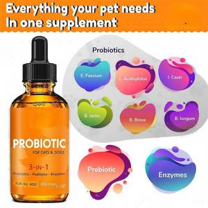 Gouttes de supplément pour animaux de compagnie de marque privée 60ml avec probiotiques pour chat et chien - Product Image 4
