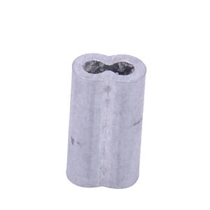 Conector de junta de clip de alambre tipo crimpado de aluminio para valla eléctrica de pasto - Product Image 1