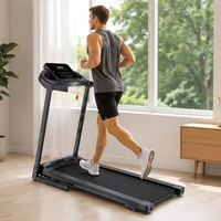 Caminadora Plegable que Ahorra Espacio ZB-HTD-17, Caminadora Eléctrica Plegable Hidráulica, Capacidad de Carga de 150 kg, Equipo de Gimnasio en Casa, Compacta