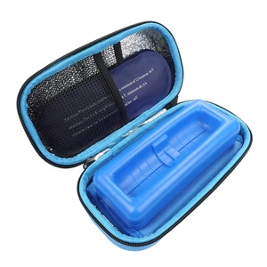 Toptan taşınabilir EVA insülin şırınga kalemler soğutucu tıbbi Tote hemşireler diyabetik seyahat kılıf için fermuarlı çanta kapatma - Product Image 3