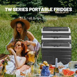 Réfrigérateur solaire Alpicool TW55 DC 12v, mini réfrigérateur solaire, alimenté par batterie, deux zones, camping, plage, caravane, réfrigérateur-congélateur - Product Image 5