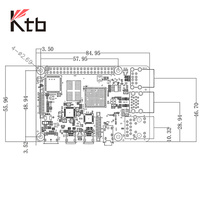 Ktb ARM Architecture Placa única integrada 64GB DDR4 RK3568 4K y 1080P Salida de pantalla Industrial Pc Computer ARM Motherboard