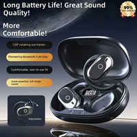 Ledakan E-commerce: Headset TWS Nirkabel 5.4 Anti-Noise Reduction, Desain Ear-hanging, Dapat Diputar 130 Derajat, Tahan Air