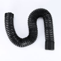 Conduit flexible rond Feuille d'aluminium PVC Composite Climatisation Ventilation Conduit télescopique flexible