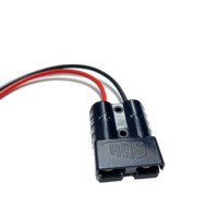 Câble de batterie 6AWG 1FT avec connecteur rapide 50A et faisceau de câblage à borne annulaire 3/8 pouces