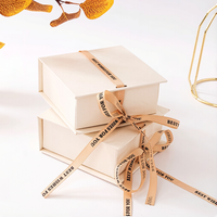 Caja de Regalo Rígida Personalizada OEM en Forma de Libro para Joyería, Pulseras, Collares, Anillos, Relojes, con Cinta y Logotipo Impreso