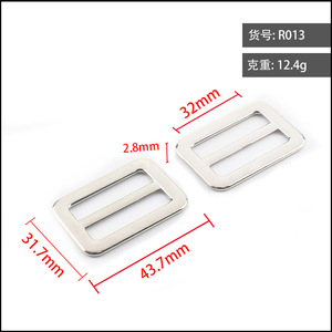 Hebilla deslizante de aleación de zinc de 15 mm a 50 mm, ajustable para bolsos, resistente al desgaste, con resorte duradero, primavera 2024 - Product Image 5