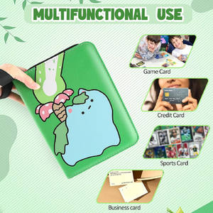 Album de collection de cartes premium avec 900 pochettes amovibles, reliure <span class=keywords><strong>à</strong></span> fermeture éclair, pour cartes de sport, cartes <span class=keywords><strong>à</strong></span> collectionner - Product Image 2