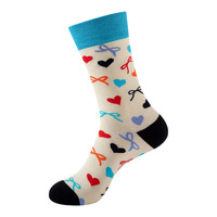 Chaussettes amusantes pour hommes et femmes, chaussettes mi-mollet tendance et originales, chaussettes polyvalentes pour femmes avec des motifs graphiques mignons