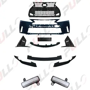 Für Lexus IS250 2006-2012 Upgrade auf 2021 Modell Body Kit gehören vordere Stoßstangen baugruppe mit Kühlergrill Tagfahrlicht Vorder lippe