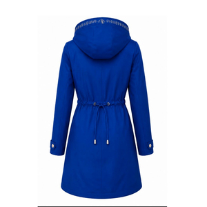 Abrigo de Invierno Personalizado, Elegante, Cálido, Largo, con Capucha, Estilo Urbano, Teñido Liso, Resistente al Viento, 100% Poliéster, Alta Calidad, OEM, para Mujer, en Oferta - Product Image 2