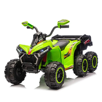 Moto électrique tout-terrain six roues 12V pour enfants avec fonction musicale et buggy de plage grande taille pour adultes et bébés