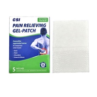 Patch Hydrogel Anti-Douleur CSI CGMP de Qualité Supérieure, Effet 8 Heures, pour le Soulagement des Douleurs Musculaires du Dos, des Bras, des Mains, des Coudes, des Jambes et des Pieds, Grande Taille
