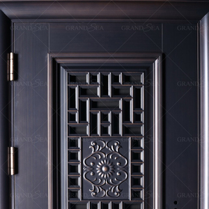 Wholesale Price Black Exterior Steel <strong>Back</strong> <strong>Door</strong> Entrance Panel Security - Product Image 3