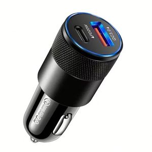 Usb Quick Car Charger Type C Pd <b>Fast</b> <b>Charging</b> Phone Car Adapter for Phone 15 14 13 12 11 Pro Max - Product Image 3