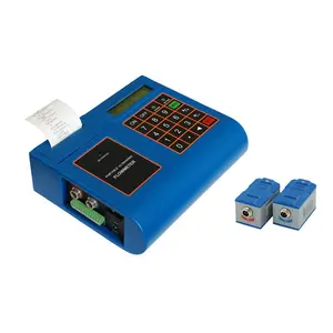 Débitmètre portatif ultrasonique imprimable de Digital de non contact de fournisseur pour des eaux usées