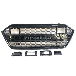 RS7 Front Grille Replacement Car Grill Gloss Black A7 Front Grill for Audi A7 2020