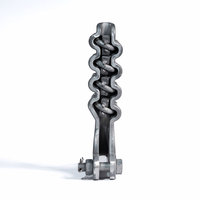 Abrazadera de tensión eléctrica de alta resistencia Vina, cuerpo de aleación de aluminio de 4 pernos con material de acero para soporte de conductor de línea eléctrica