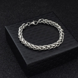 Popular Simple Niche Design <b>Chain</b> Bracelet <b>Titanium</b> Steel Fashionable Women and Men Bracelets Wholesale Jewelry Trendy - Product Image 4