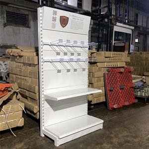 Precio de Fábrica, Estantes de Supermercado Azules y Blancos, Exhibidores, Soportes de Exhibición, Organizador de Productos de Herramientas Eléctricas para Jardín - Product Image 4