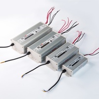 Fuente de alimentación LED de 60W con certificación CE ROHS FX AC 220V 12V DC transformador LED 24V a prueba de lluvia IP44 CCTV interruptor fuente de alimentación Entrada de 230V