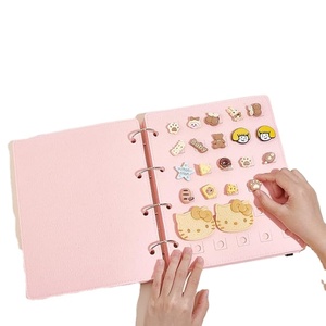 Wholesale <strong>Cheap</strong> Shoe <strong>Charms</strong> Organizer Portable Shoe <strong>Charms</strong> Collection Book with 150 Holes - Product Image 1