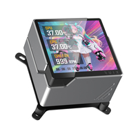 Refroidisseur liquide AIO pour processeur Ruix LGA 1851 5V ARGB Radiateur 360 mm Écran LCD avec écran pour processeur Écran LCD 3,4 pouces 480*480PX