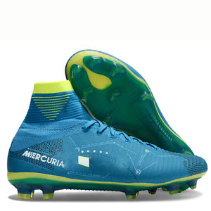 Venta al por mayor <span class=keywords><strong>de</strong></span> moda popular personalizada OEM Odm Original Futsal Messi <span class=keywords><strong>Neymar</strong></span> Fg/Tf deporte antideslizante hombre mujer fútbol Cleat zapatos <span class=keywords><strong>botas</strong></span> - Product Image 6