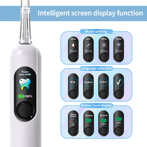 2025 nuovo spazzolino elettrico sonico con rilevamento delle vibrazioni dello schermo intelligente sensibile alla pressione - Product Image 2