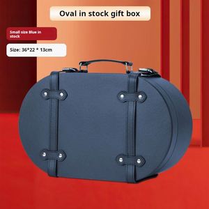 Elegante Caja de Regalo Portátil de Lujo Ligero en Cuero PU, Ideal para Cumpleaños, Festival del Bote del Dragón, Festival de Medio Otoño - Product Image 4