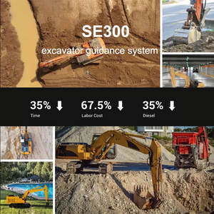 نظام توجيه حفارة بنظام تحديد المواقع عالي الدقة جهاز تحكم عن بعد SE300 TX63 مخصص OEM دعم تلبية احتياجات الحفر المختلفة - Product Image 5