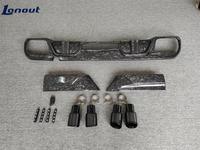Kit de Fibra de Carbono Forjada para BMW X6M F96, Difusor de Parachoques Trasero con Puntas de Escape para BMW X6 G06 2020-2025