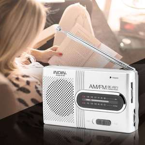 Radio AM FM Portátil de Fábrica BC-R21 71g 96x58x23mm con Antena Telescópica y Altavoz Integrado para Personas Mayores, Práctica Matutina y Uso Doméstico - Product Image 4